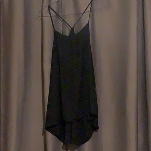 Banana Republic Black Flowy Tank XL